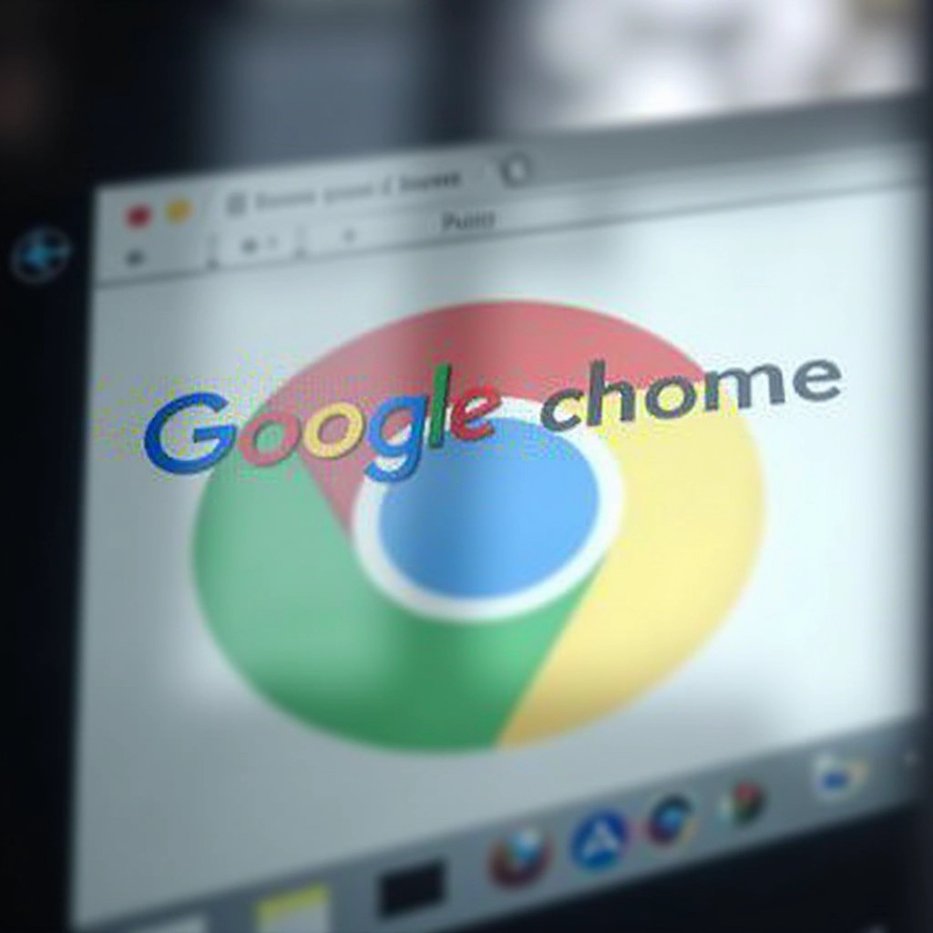 Logótipo do navegador Google Chrome em interface moderna